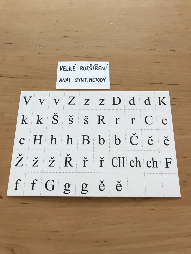 Malé rozšíření pro analyticko syntetickou metodu